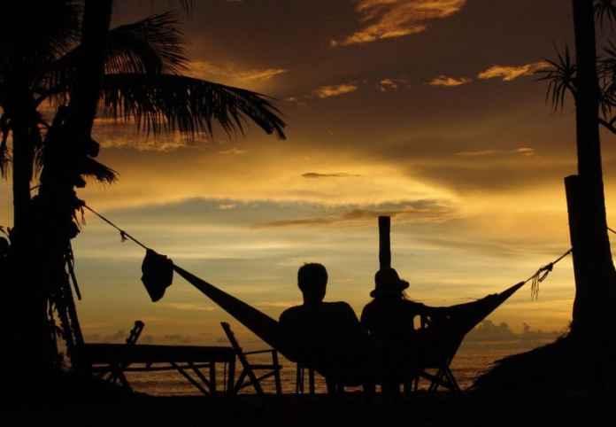 klong khong beach sunset