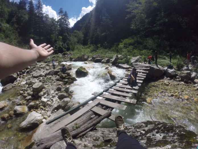 Garhan Village Wooden Bridge